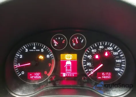 2006 Audi A3 2.0T z USA, uszkodzony, nr VIN WAUNF98P46A153071